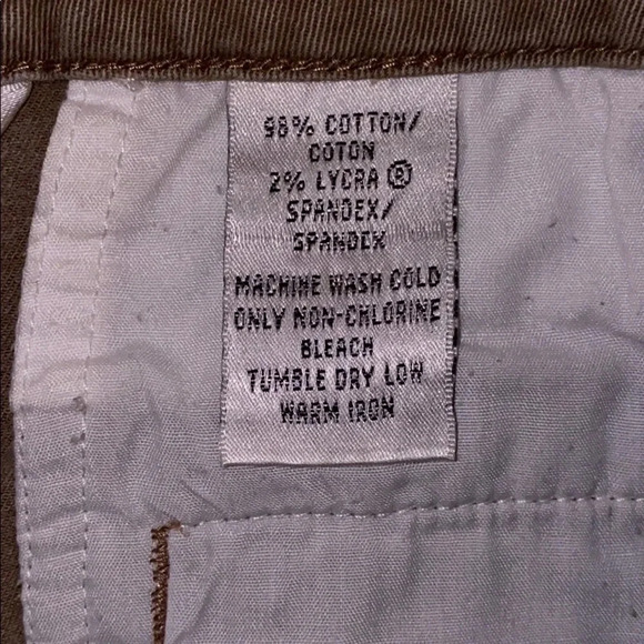 Vintage Talbots khaki Lycra midi skirt Sz 8 - Picture 7 of 15